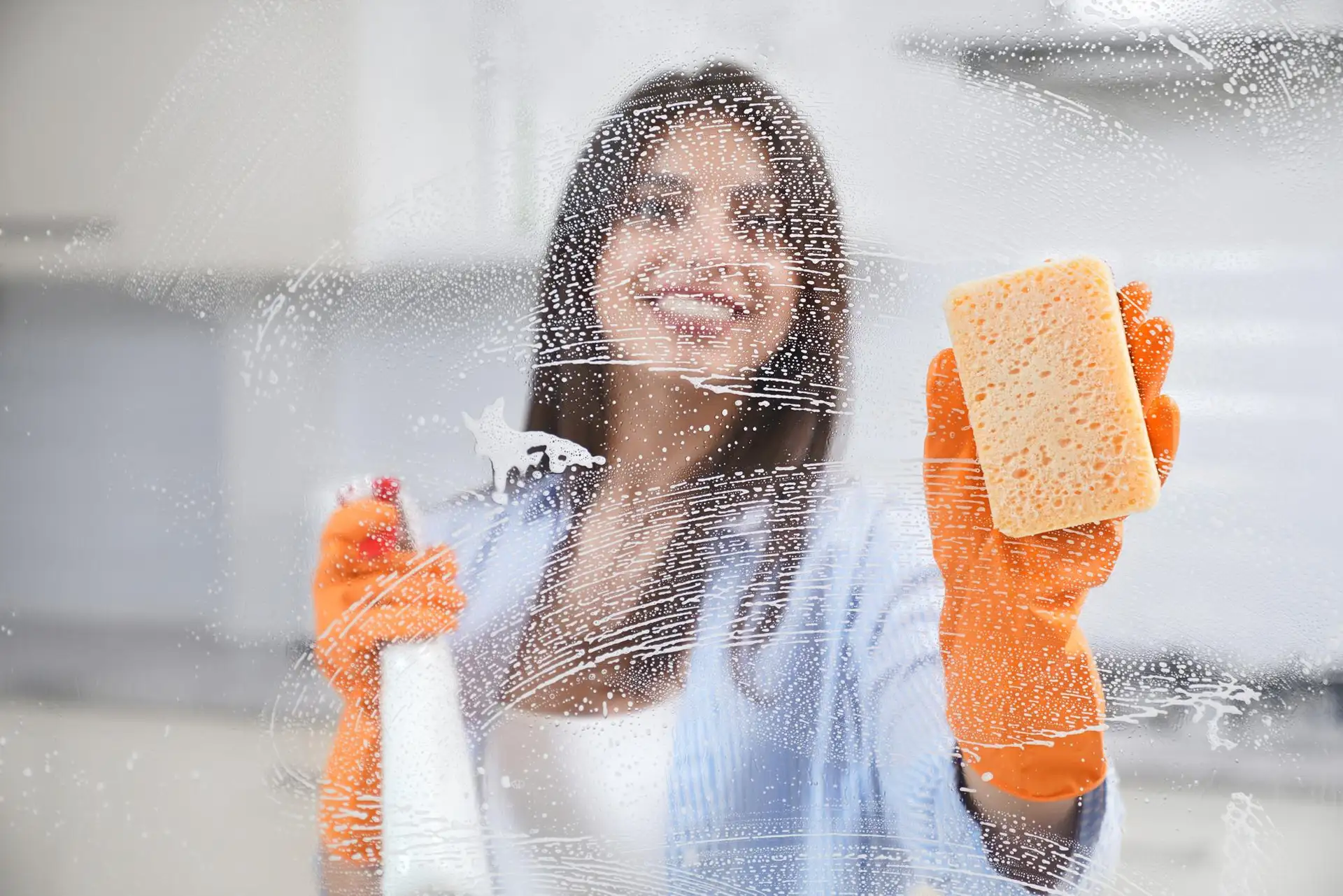 cleaning home